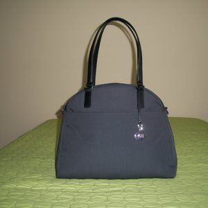 Lo & Sons Grey Nylon Laptop/Weekender